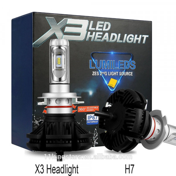 LED prestavbová sada  H7 X3 Philips Lumileds