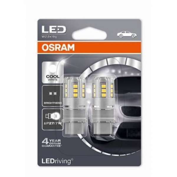OSRAM LEDriving® 3547CW-02B 2,5 W 12V W2.5x16q P27/7W Cool White 6000 K 